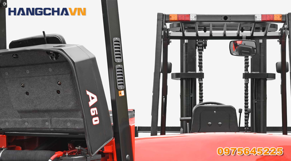 Thiết kế xe nâng 6 tấn dòng A hiện đại